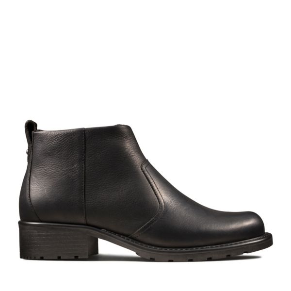Clarks Womens Orinoco Snug Ankle Boots Black | UK-3789450